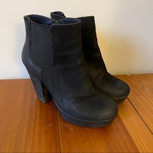 Steve Madden Black Booties